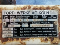 Achsträger Achse hinten FORD Taunus Coupe 12M P6 (11G) 1.3 37kw 1968 |972