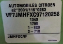 5-Gang Schaltgetriebe Getriebe 20CP20 CITROEN C2 JM 1.1 44kw >>Bj.10.2004 |258